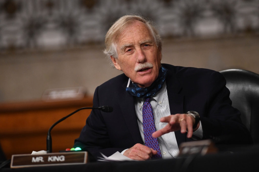 Senator Angus King says Trump Could Measurably Help the Vaccination Effort